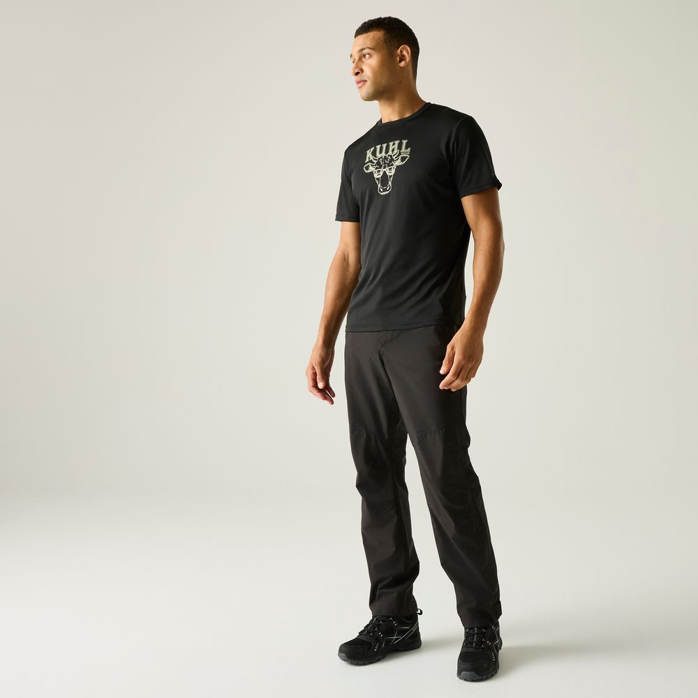 Regatta Fingal Slogan T-Shirt Herren black Produktbild 5