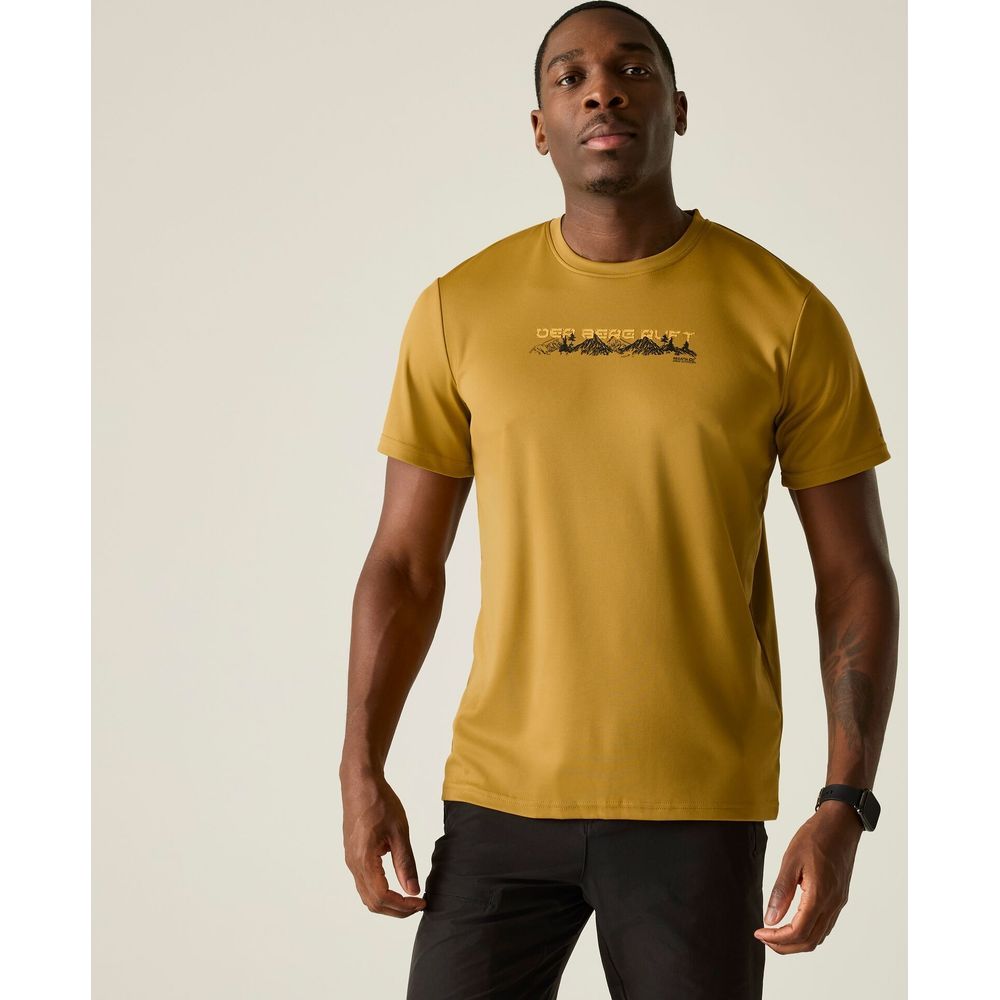 Regatta Fingal Slogan T-Shirt Herren wood-brown Produktbild 3