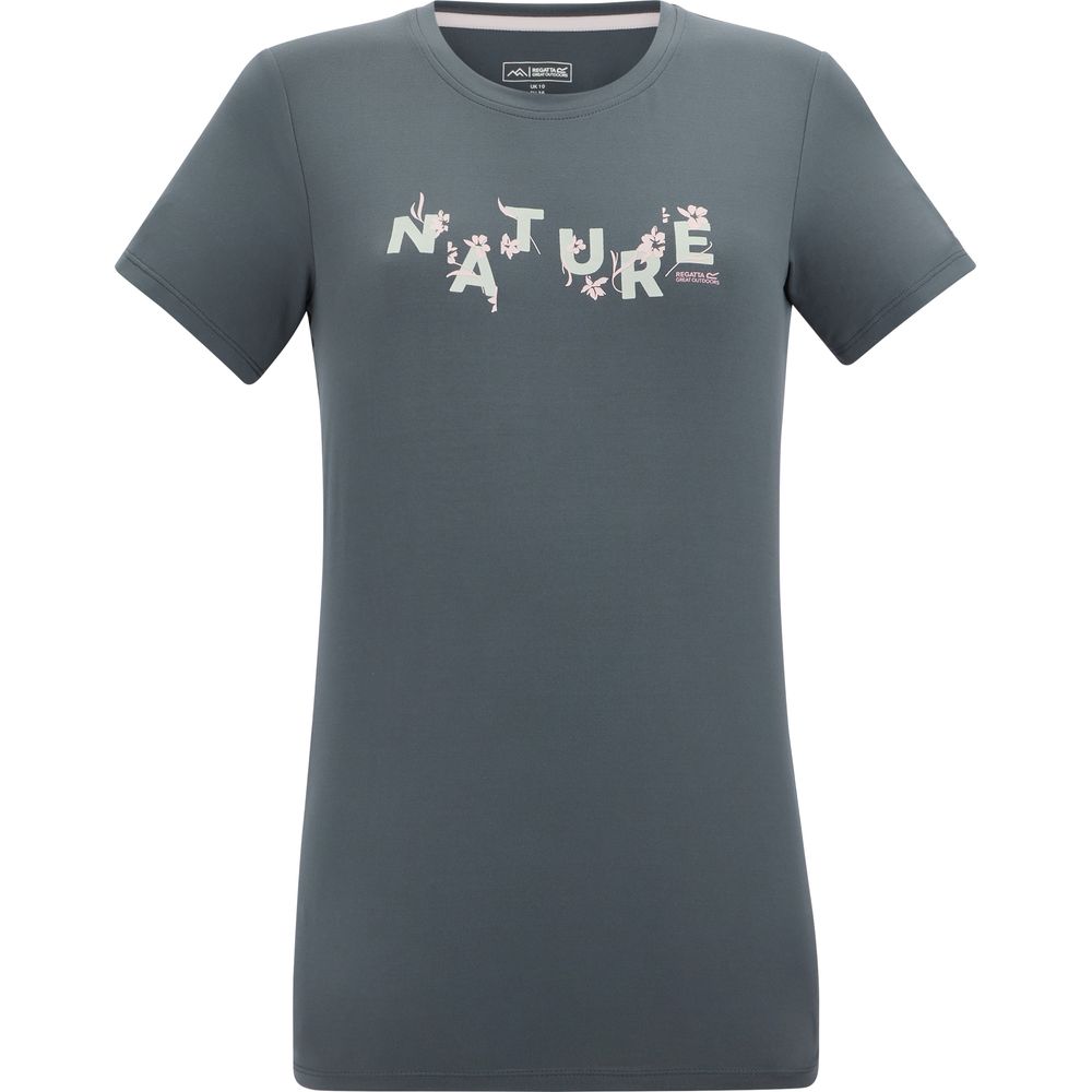 Regatta Fingal Stretch Funktionsshirt Damen dark-storm Produktbild 0