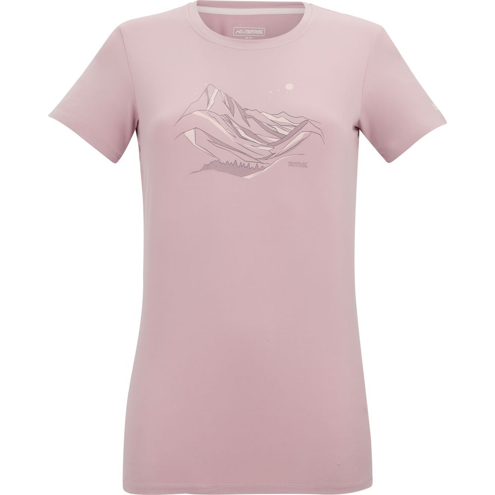 Regatta Fingal Stretch Funktionsshirt Damen powder-lilac Produktbild 0