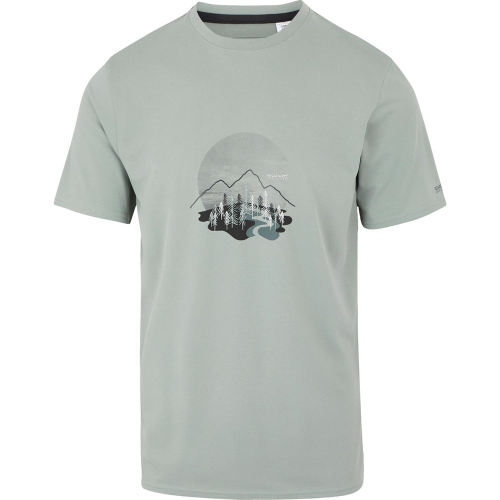 Regatta Fingal Stretch Herren T-Shirt glacier Produktbild 0