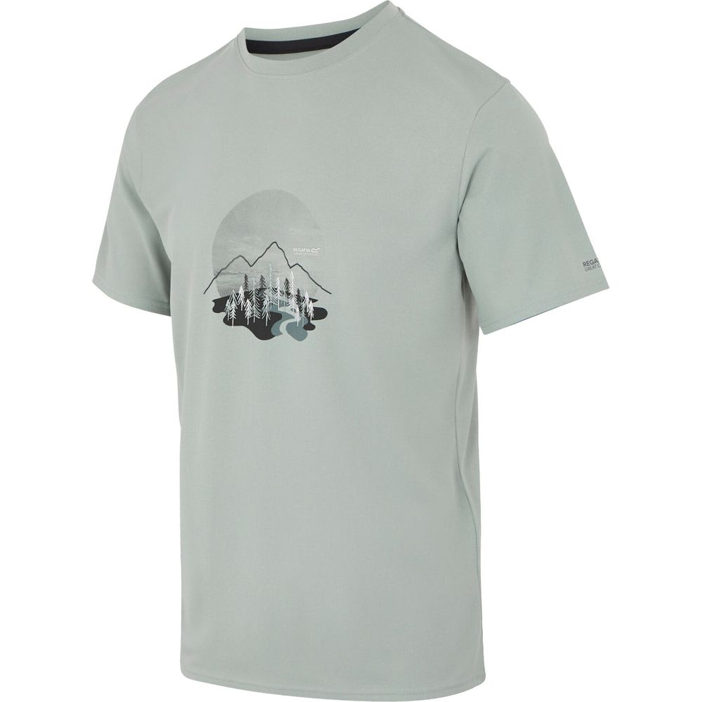 Regatta Fingal Stretch Herren T-Shirt glacier Produktbild 2