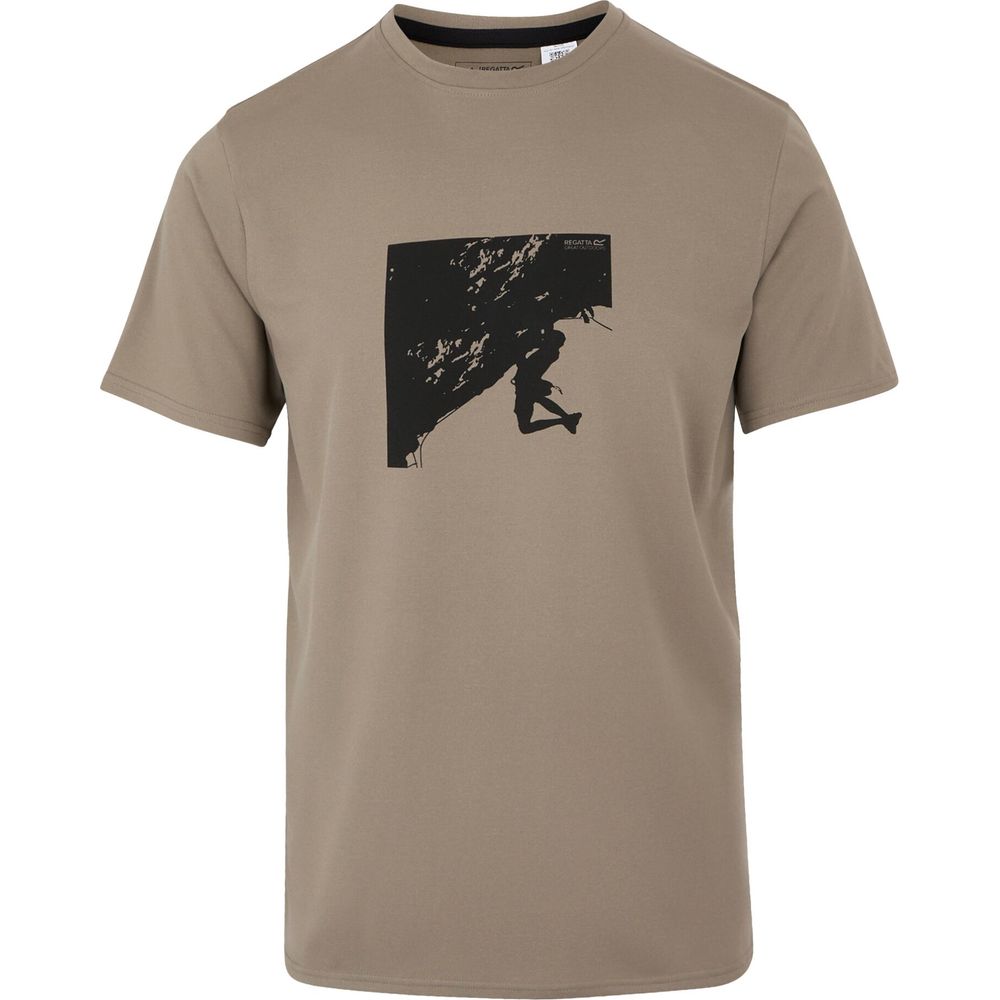 Regatta Fingal Stretch Herren T-Shirt golden sand Produktbild 0