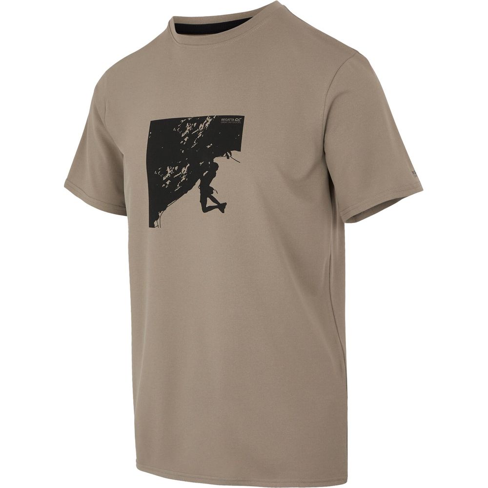 Regatta Fingal Stretch Herren T-Shirt golden sand Produktbild 2