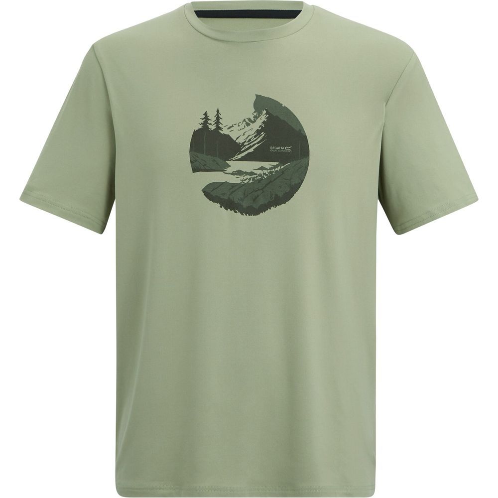 Regatta Fingal Stretch T-Shirt Herren light-sage Produktbild 0