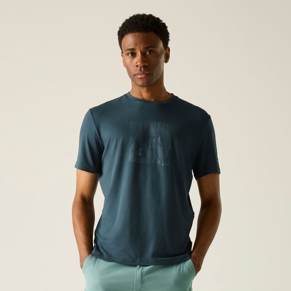 Regatta Fingal Stretch T-Shirt Herren night-sky Produktbild 3