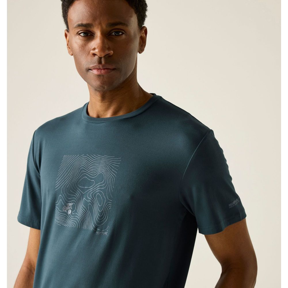 Regatta Fingal Stretch T-Shirt Herren night-sky Produktbild 6
