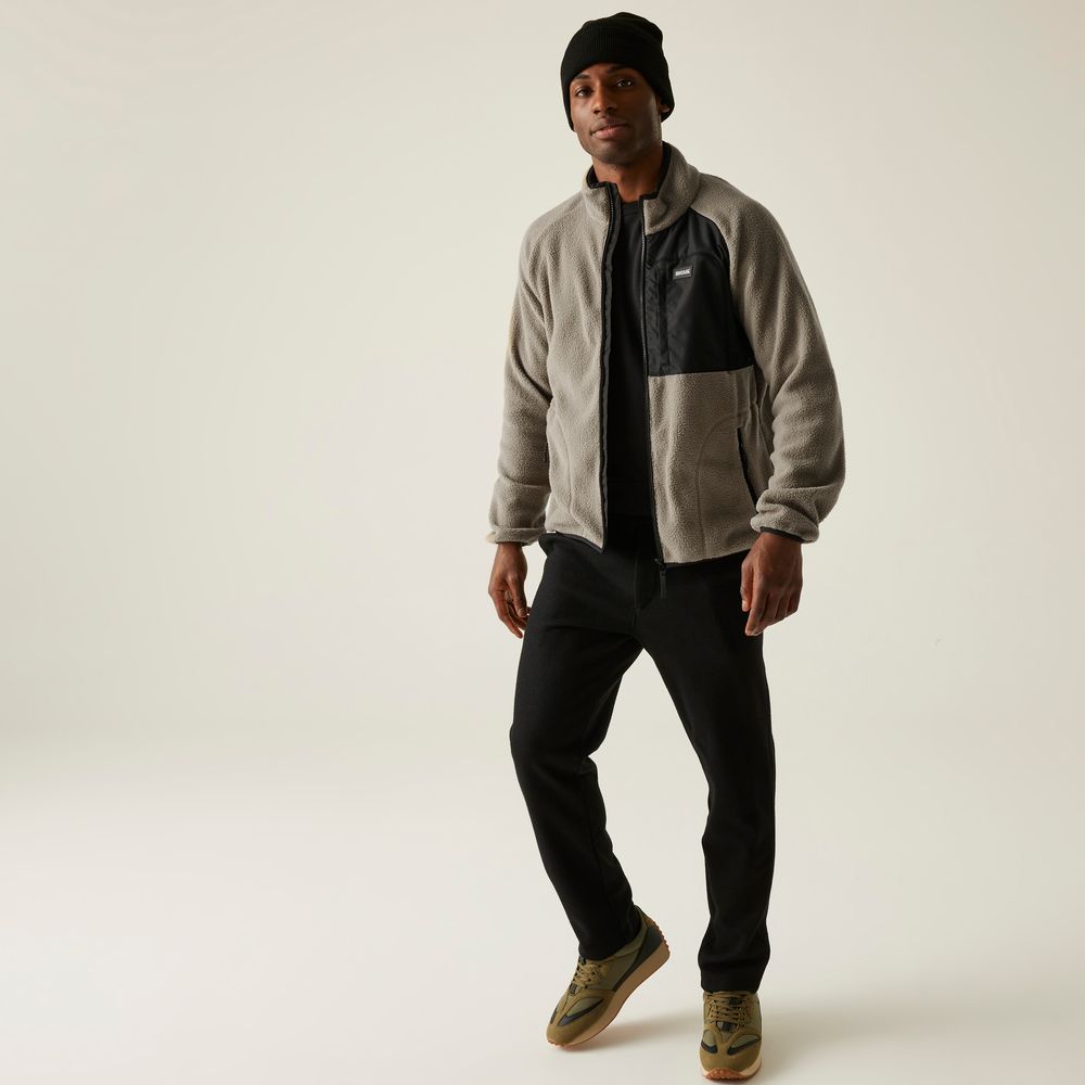 Regatta Frankieborg Herren Fleecejacke golden sand Produktbild 5