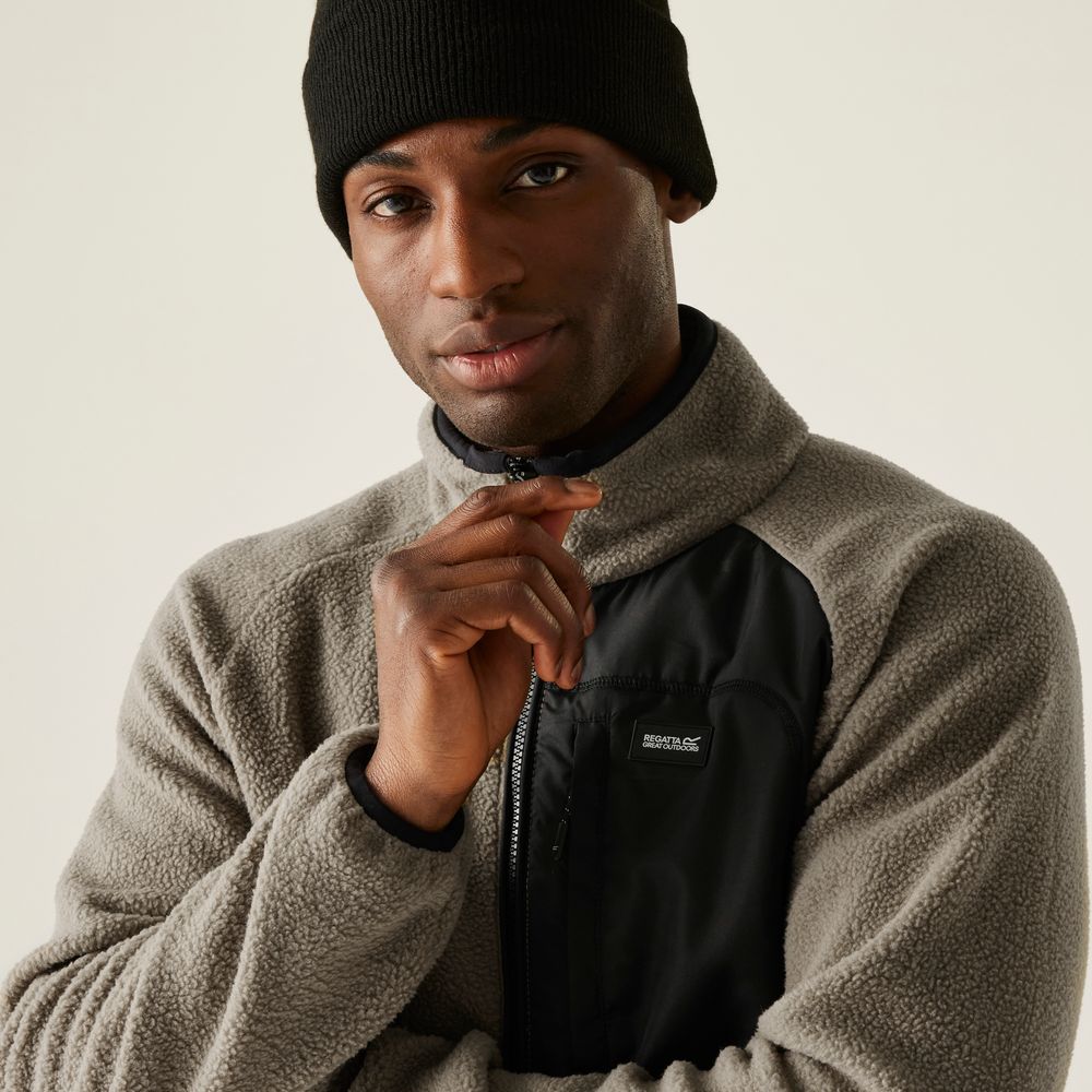 Regatta Frankieborg Herren Fleecejacke golden sand Produktbild 6