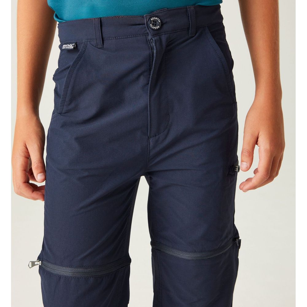 Regatta Highton Stretch Zip Off Walking Kinder Outdoorhose navy Produktbild 5