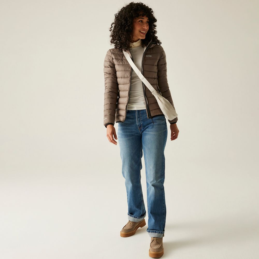 Regatta Hood Marizion Damen Isolationsjacke mocha Produktbild 3