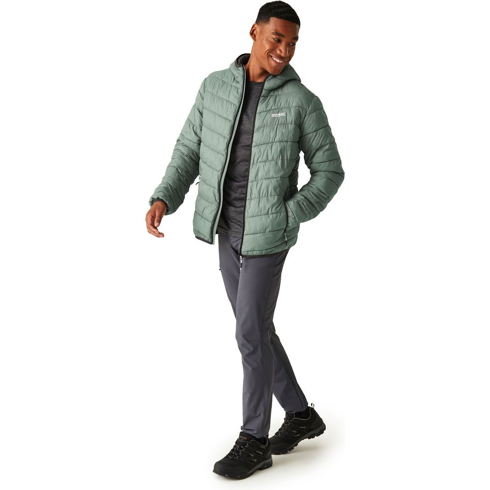 Regatta Hooded Hill Pack II Herren Isolationsjacke agave green Produktbild 4