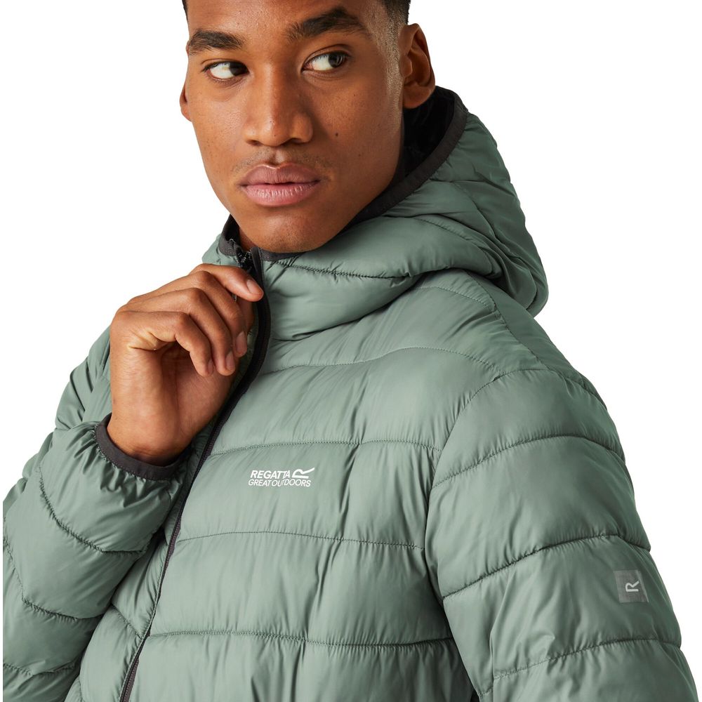 Regatta Hooded Hill Pack II Herren Isolationsjacke agave green Produktbild 5