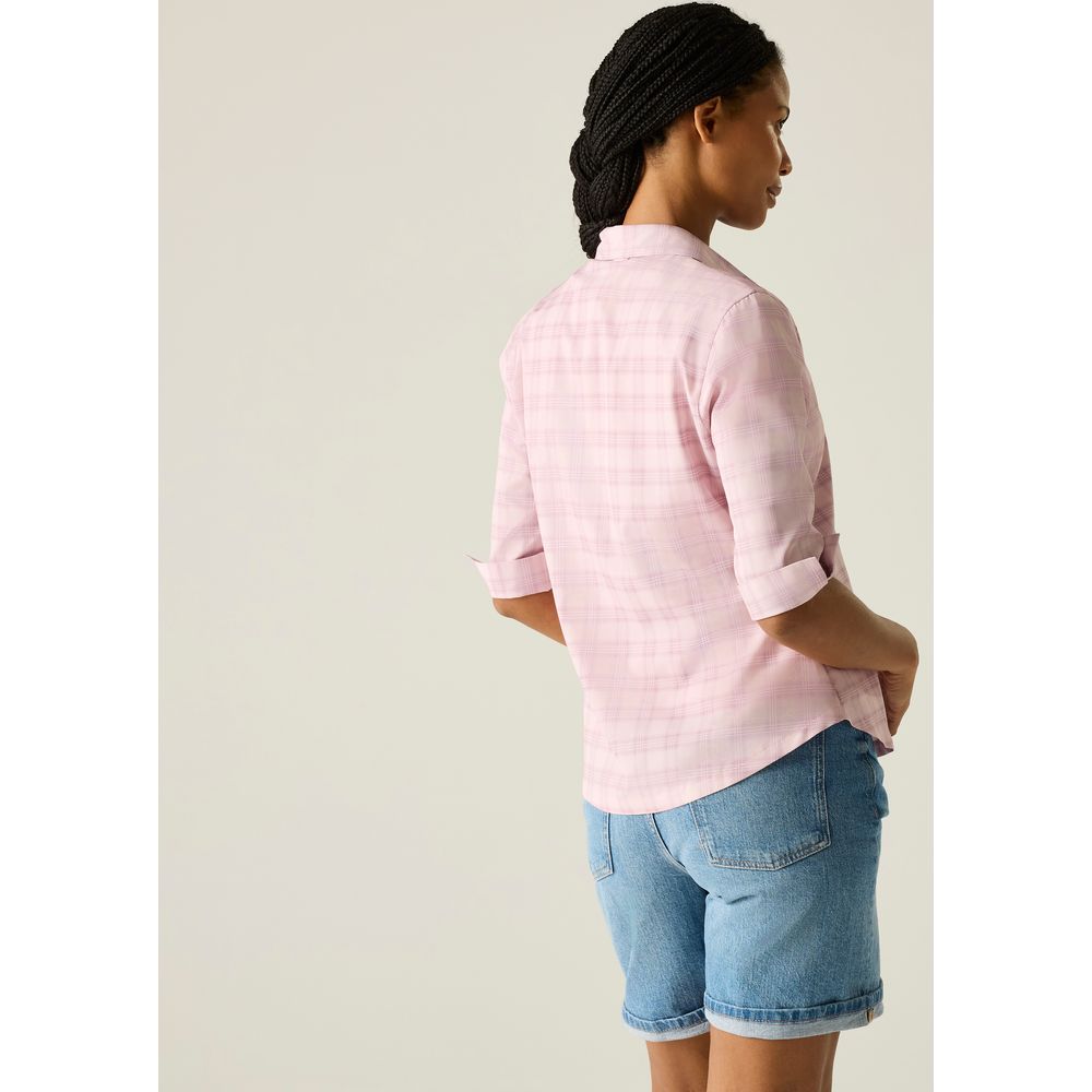 Regatta Keralin T-Shirt Damen pink haze check Produktbild 4