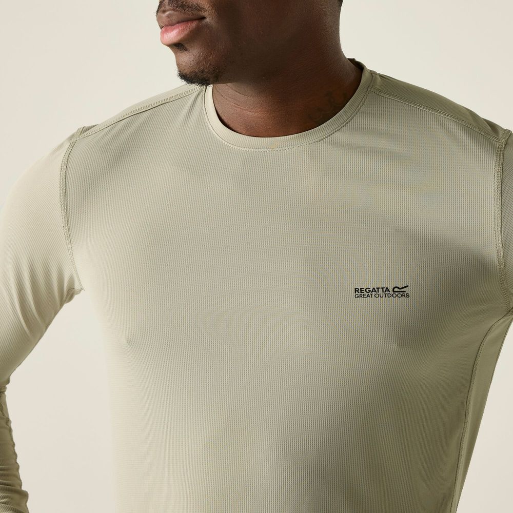 Regatta Mindo Anti Insect Langarmshirt Herren abbeystone Produktbild 6