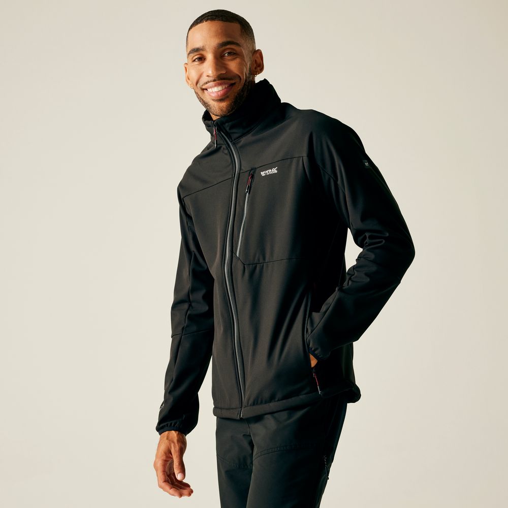 Regatta Moutdale Herren Softshelljacke black Produktbild 3