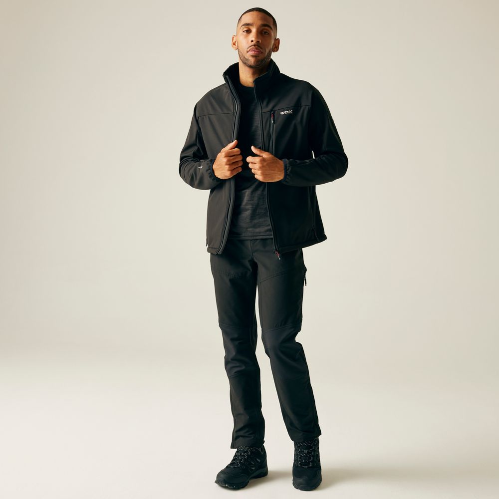 Regatta Moutdale Herren Softshelljacke black Produktbild 5