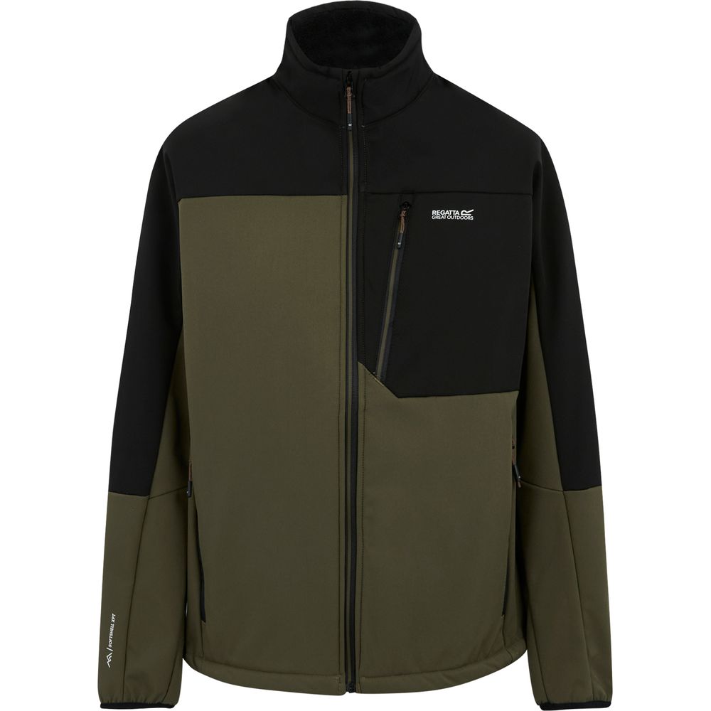Regatta Moutdale Herren Softshelljacke olivengt blk Produktbild 0