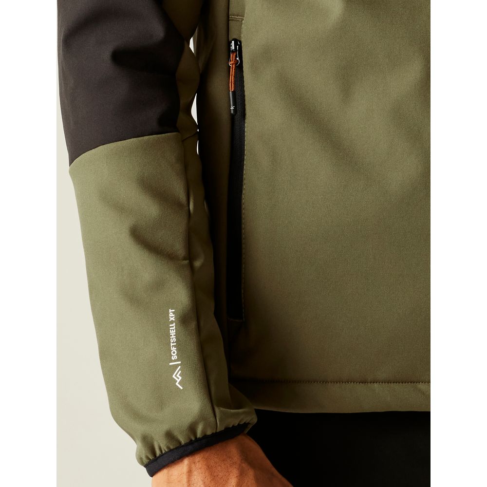 Regatta Moutdale Herren Softshelljacke olivengt blk Produktbild 7