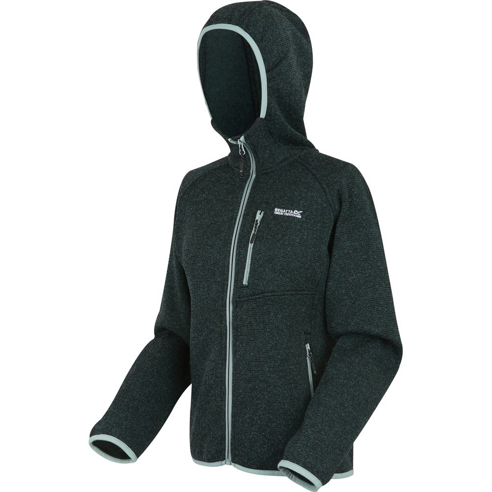 Regatta Newhill Damen Kaupzen-Fleecejacke spruce green Produktbild 2