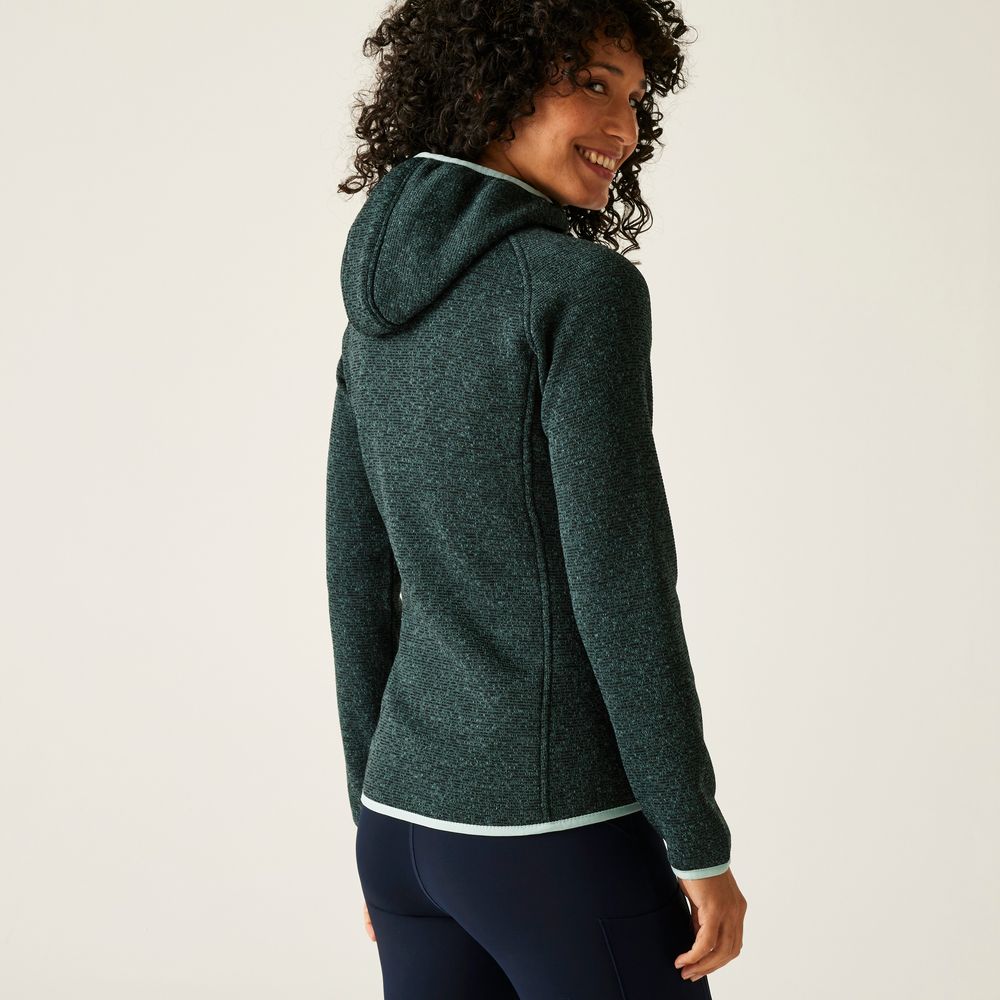 Regatta Newhill Damen Kaupzen-Fleecejacke spruce green Produktbild 4