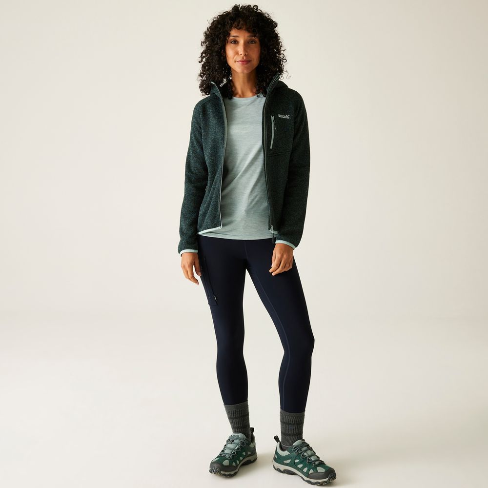 Regatta Newhill Damen Kaupzen-Fleecejacke spruce green Produktbild 5