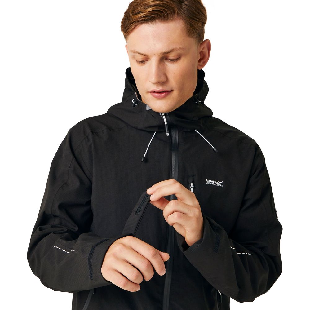 Regatta Okara Herren Hardshelljacke black Produktbild 3