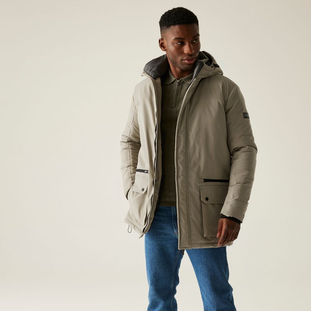 Regatta Rhodo Herren Regenjacke golden sand Produktbild 3