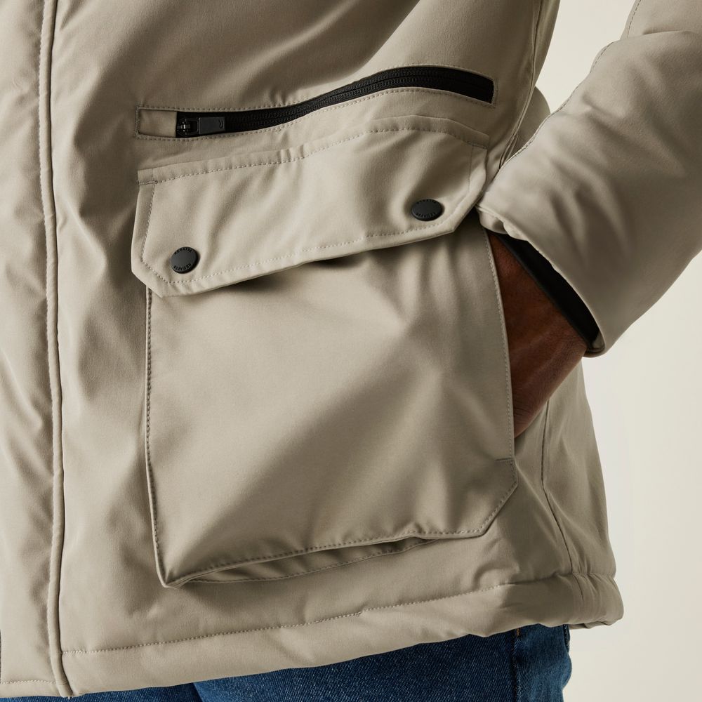 Regatta Rhodo Herren Regenjacke golden sand Produktbild 8