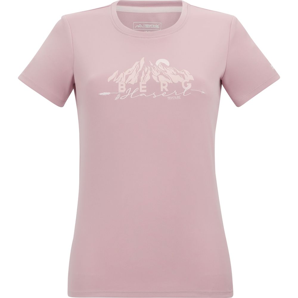 Regatta Slogan Funktionsshirt Damen powder-lilac Produktbild 0