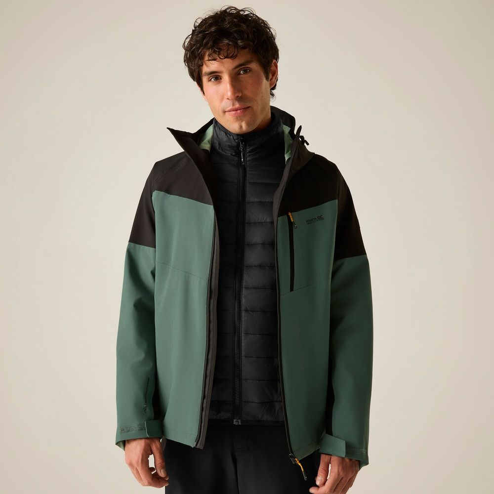 Regatta Wentwood 3in1 Herren 3-in-1-Jacke dark forest green-black Produktbild 4