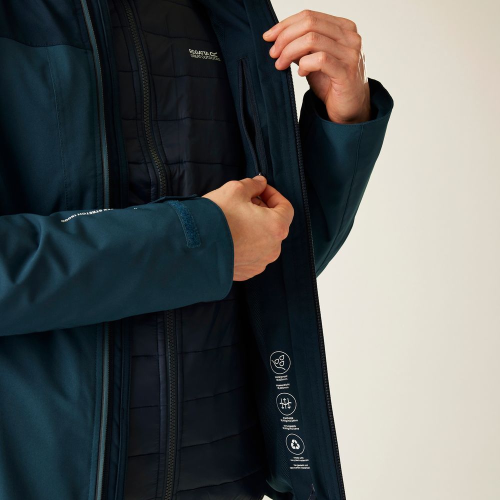 Regatta Wentwood Herren 3-in-1 Wanderjacke mndn nv(nv) Produktbild 10