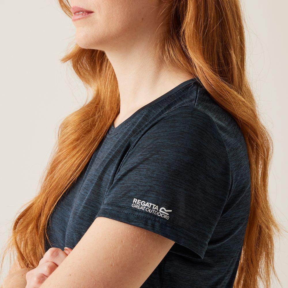 Regatta WM Fingal Edition Damen T-Shirt navy Produktbild 3