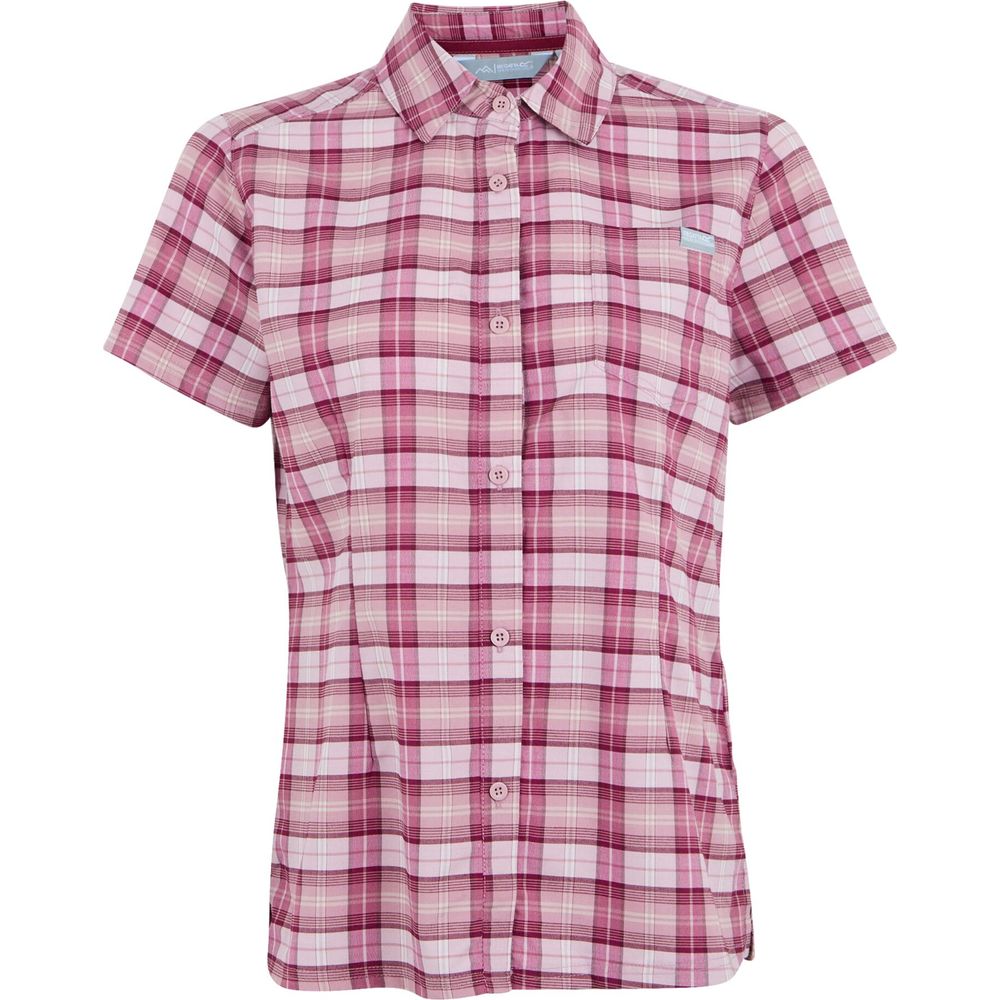 Regatta Womens Begarno Damen Kurzarmhemd lilas beaujol Produktbild 0