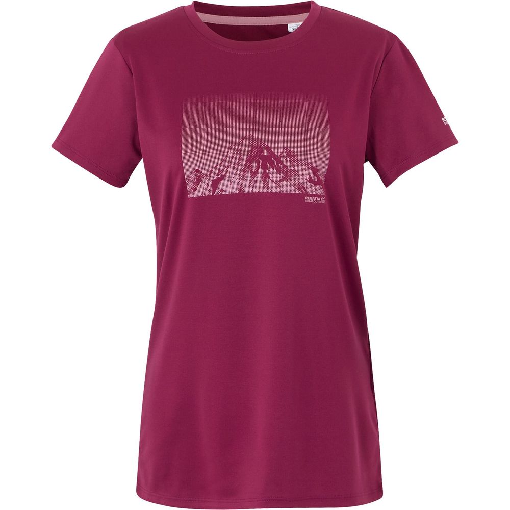 Regatta Womens Fingal IX Damen T-Shirt beaujolais Produktbild 0
