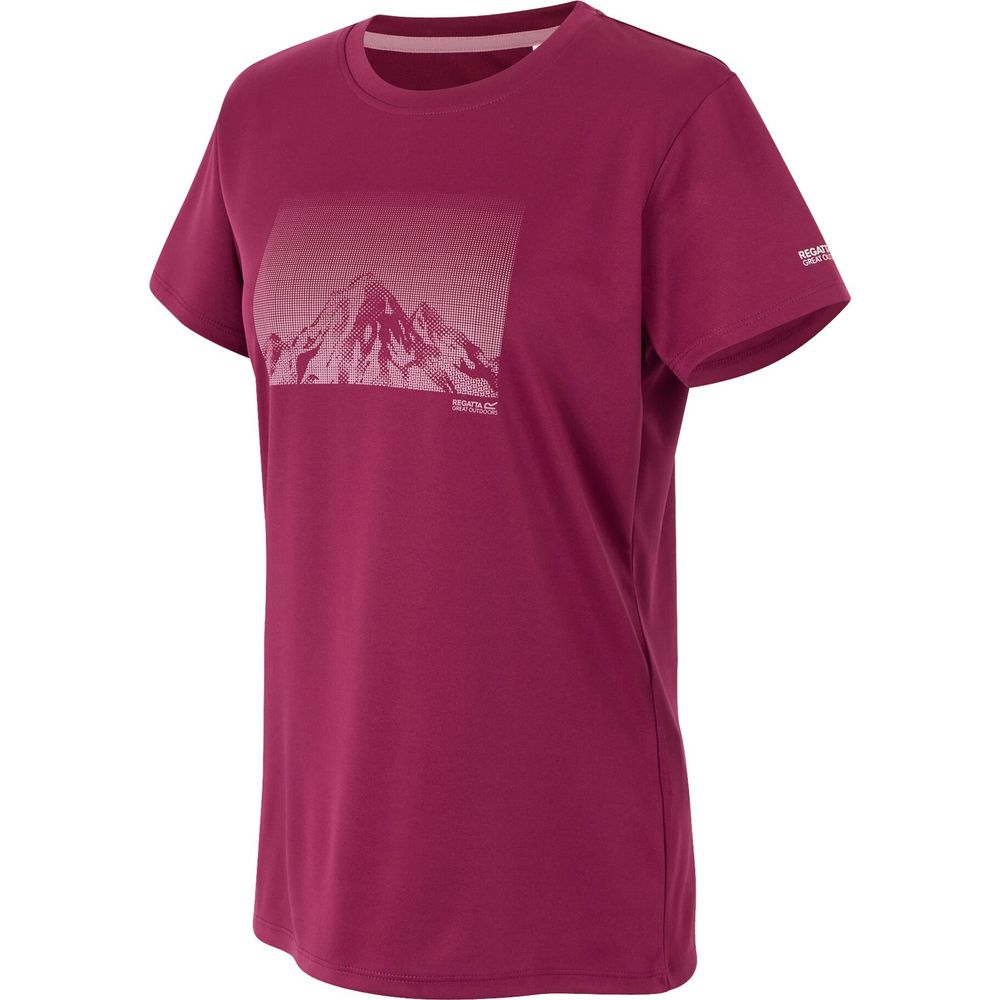 Regatta Womens Fingal IX Damen T-Shirt beaujolais Produktbild 2
