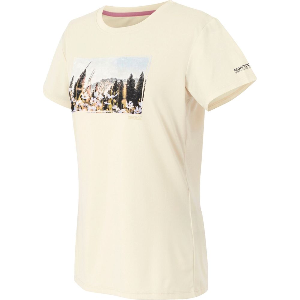 Regatta Womens Fingal IX Damen T-Shirt light vanilla Produktbild 2
