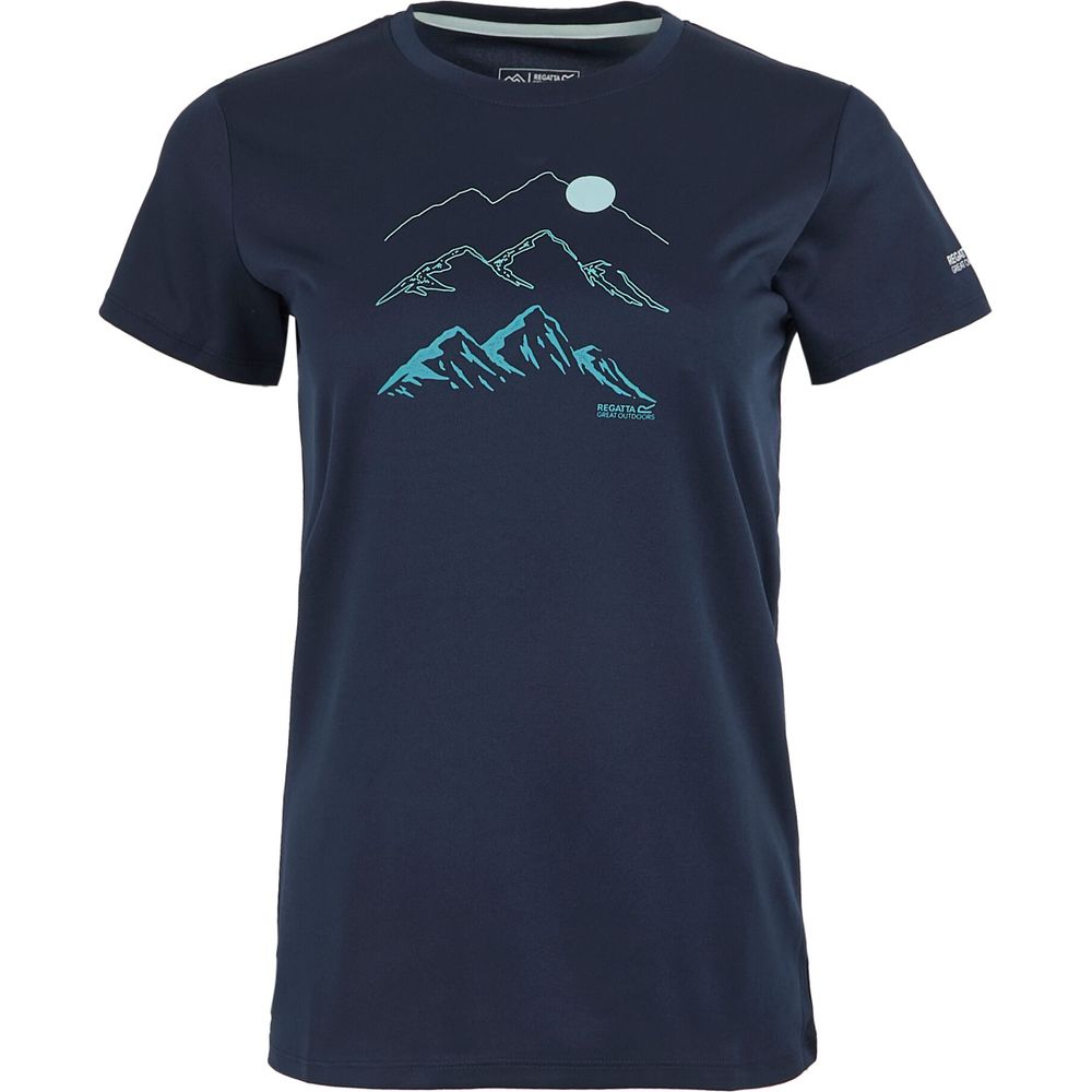 Regatta Womens Fingal IX Damen T-Shirt navy Produktbild 0