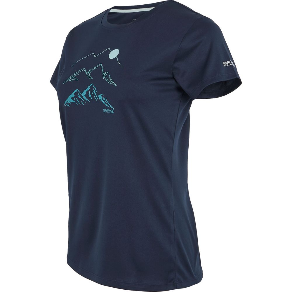 Regatta Womens Fingal IX Damen T-Shirt navy Produktbild 2
