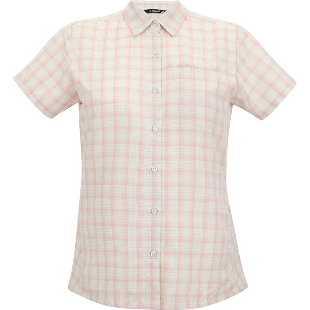 Regatta Women's Mindano VIII T-Shirt Damen barely white pink haze check Produktbild 0