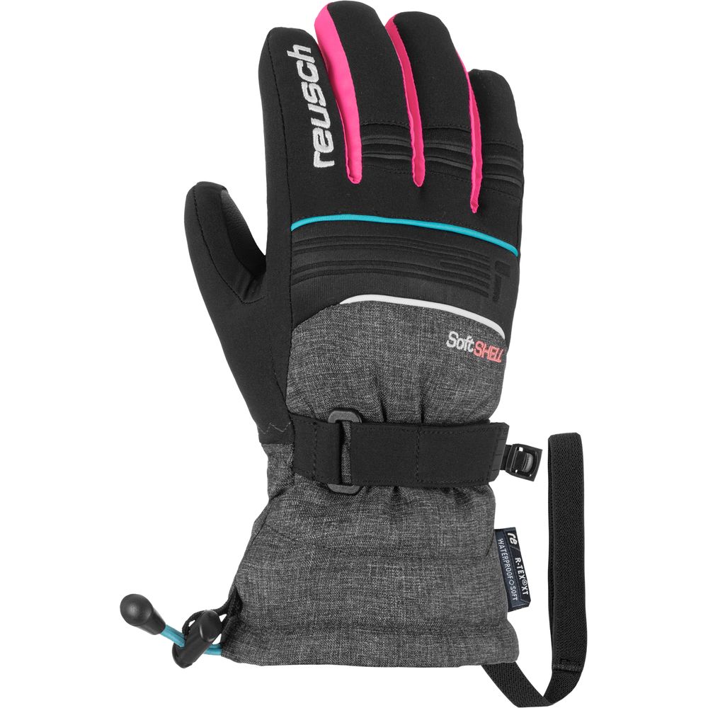 Reusch Kondor R-Tex® Xt Kinder Handschuh black / black melange / knockout pink Produktbild 0