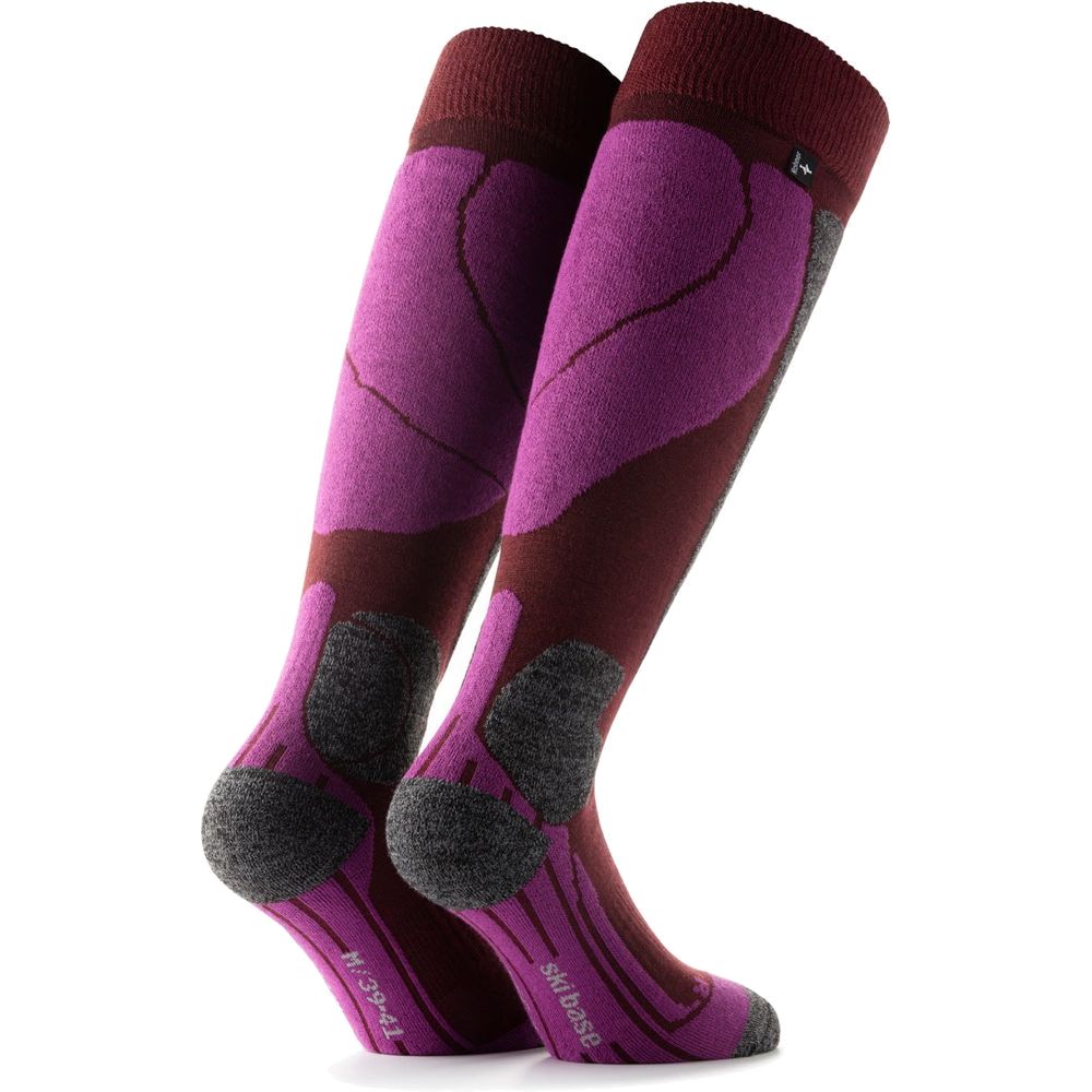 Rohner Damen Skisocken L/R violett Produktbild 1