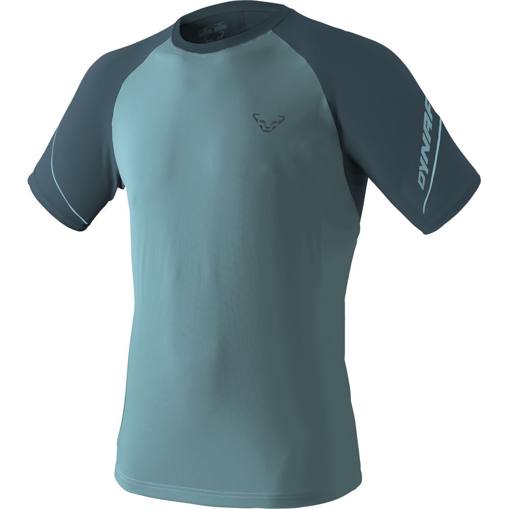 Salewa Alpine Pro M S/s Tee Herren Funktionsshirt smoke blue Produktbild 0