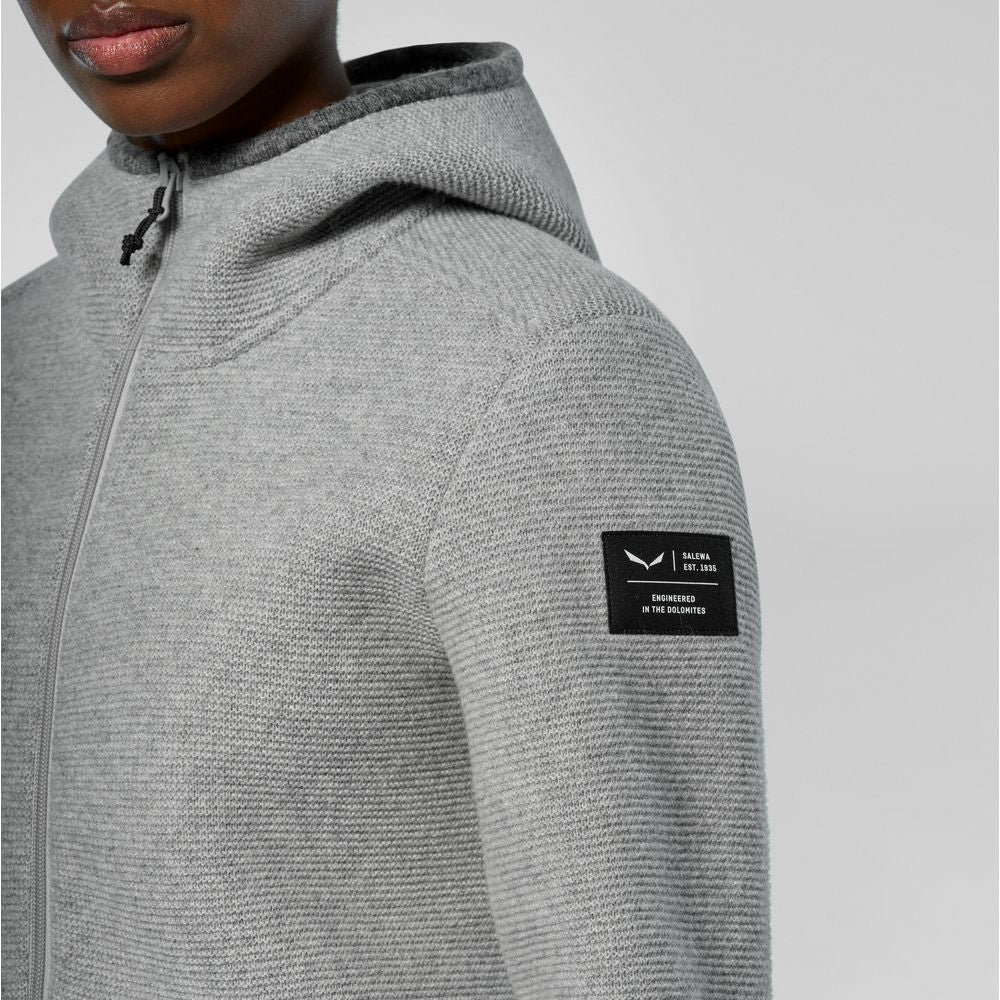 Salewa Fanes Sarner Damen Wolljacke silver melange Produktbild 5