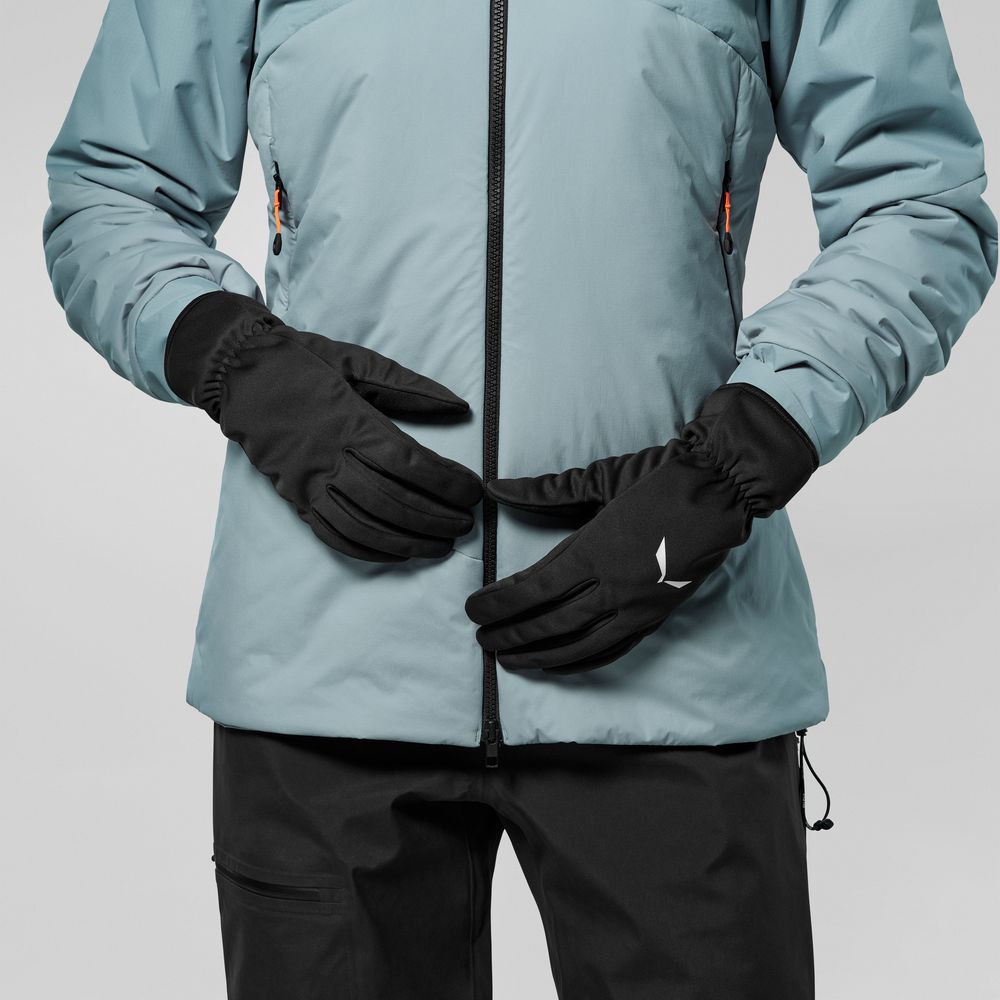 Salewa Gore® Windstopper® Epe Softshell-Trekking Handschuhe black-out Produktbild 3