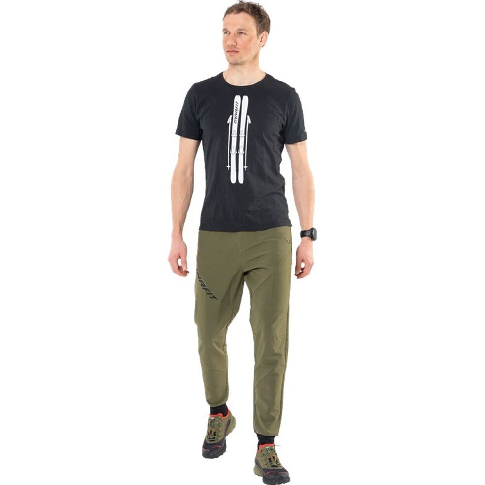 Salewa Graphic CO Herren T-Shirt blackout skis Produktbild 1