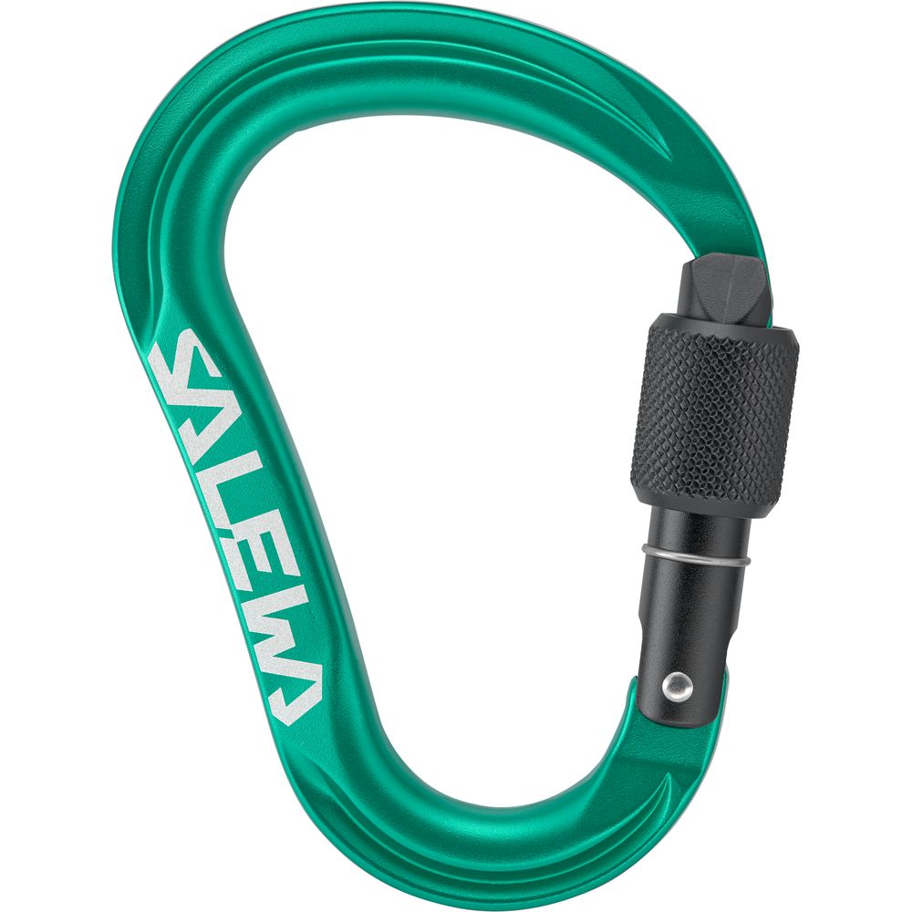 Salewa Ortles Hms M Carabiner irish green Schraubkarabiner Produktbild 1