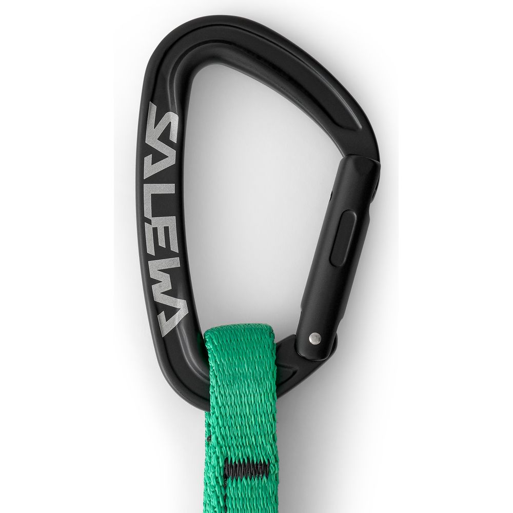Salewa Ortles Str/bnt 170 QD black irish green Expresskarabiner Produktbild 2