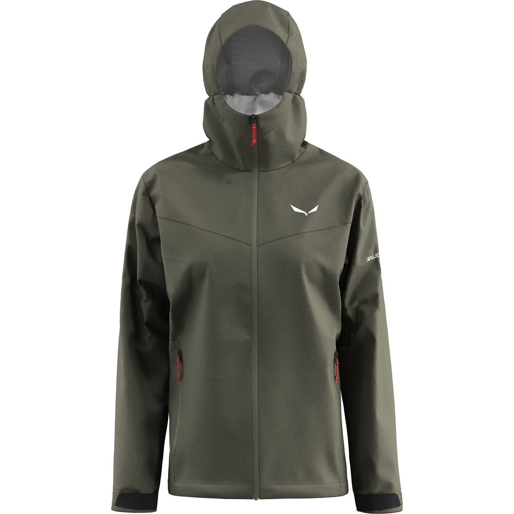 Salewa Puez 25l PTX Jacket Damen Hardshell-Jacke faded green Produktbild 1