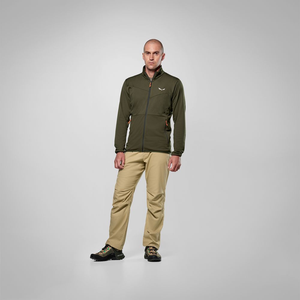 Salewa Puez Cammino PL Herren Fleecejacke dark olive Produktbild 7